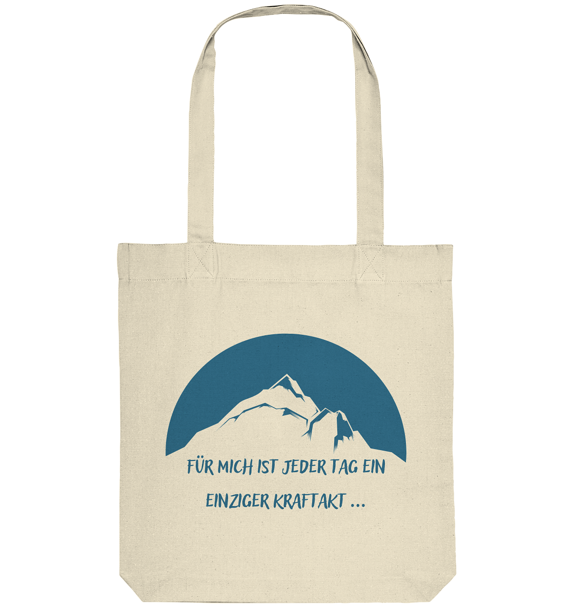 Eine Baumwolltasche Sisyphos mit Artbookings/Kunstdrucke und Shirtigo, mit Poetry-Slam-Merchandise.