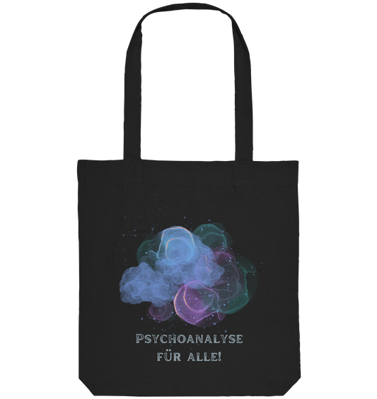 Psychoanalyse für alle - Baumwoll-Tragetasche mit Spruch für Mental Health von Artbookings/Shirtigo.