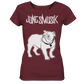 Artbookings - Micha-El Goehre: Jungsmusik - T-Shirt mit Bulldogge Lemmy - weiblicher Schnitt mit Fotografie und Kunstwerk.